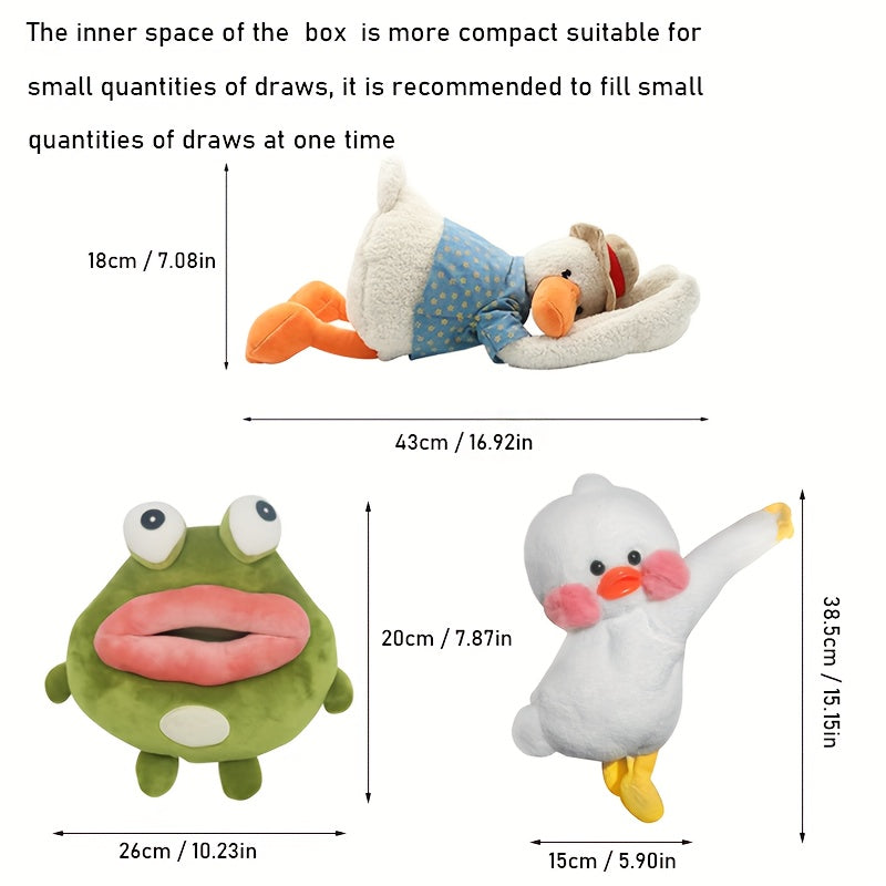 1pc Cute Duck Car Tissue Box, Cute Hanging Car Tissue Box,Creative Car Decorative Accessories