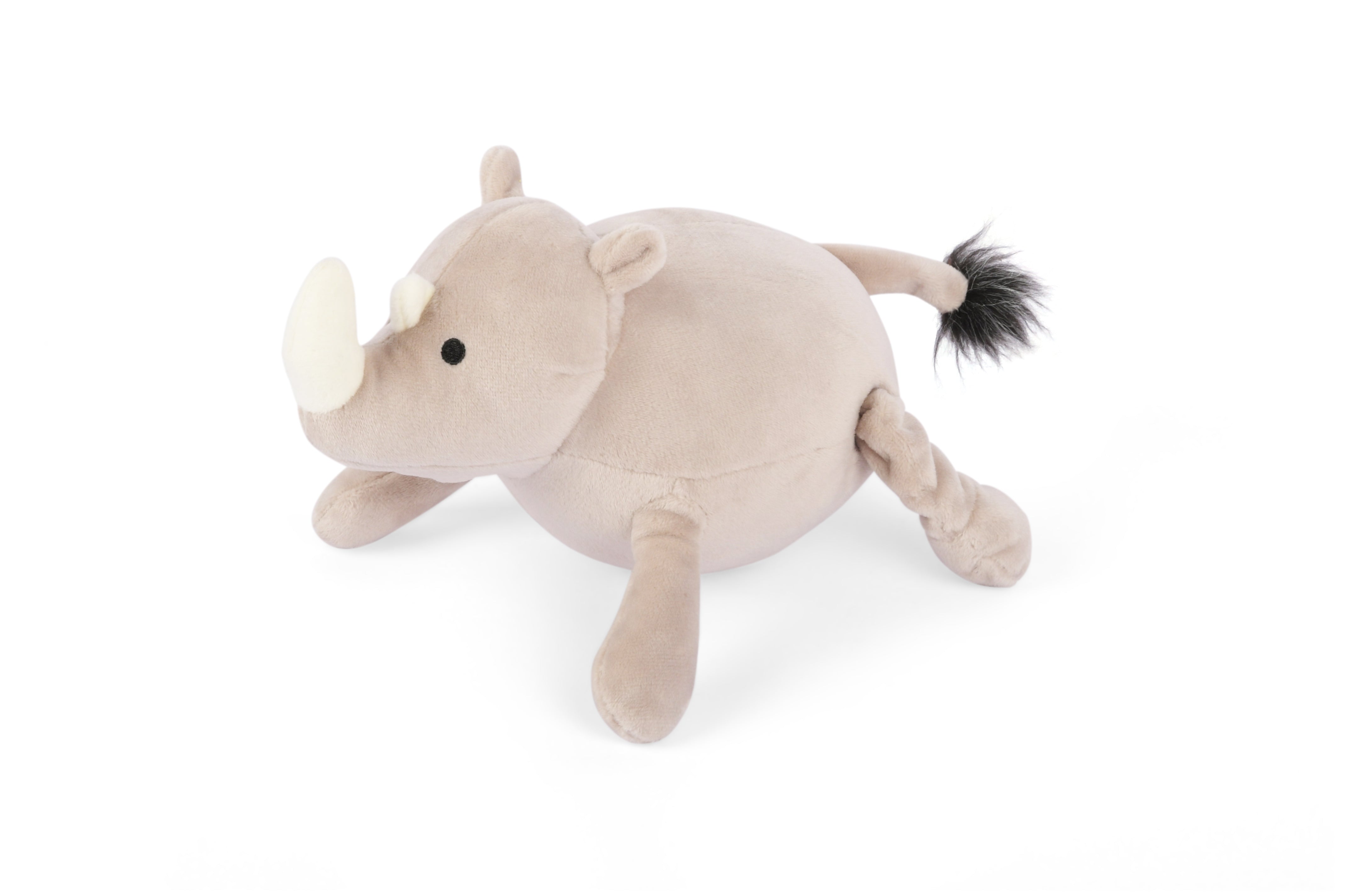 Big Five of Africa, Squeaky Plush Dog Toy, Rina the Rhino