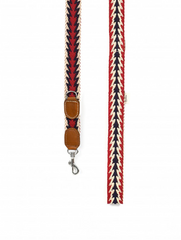 Adjustable Dog Lead: Peruvian Arrow Red