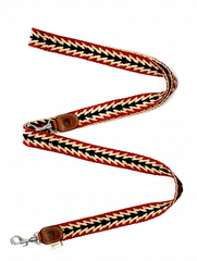 Adjustable Dog Lead: Peruvian Arrow Red