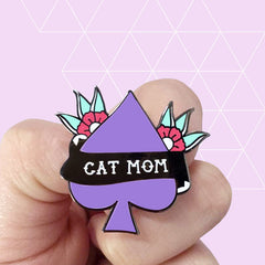 CAT MOM Pin