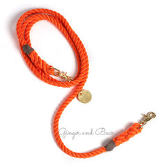 Adjustable Rope Leash, Orange Rescue