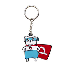 Accessories: Gemma Correll Keyring SuperPug