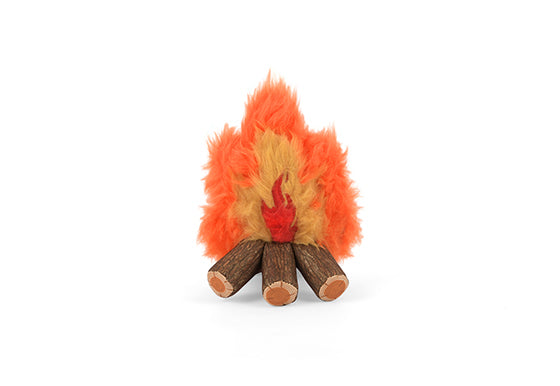 Camp Corbin Squeaky Plush Dog toys, Cozy Campfire