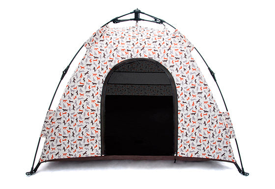 Outdoor Dog Tent in Vanilla