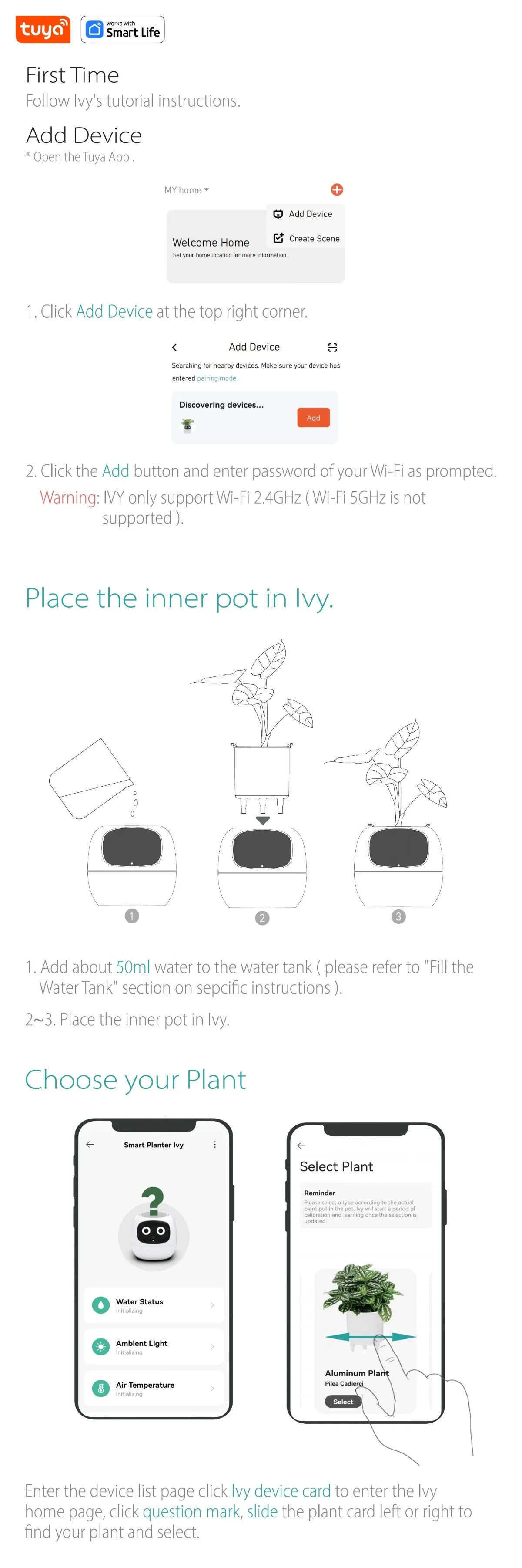 IVY Intelligent Interactive Smart Pot | Decoration Items |