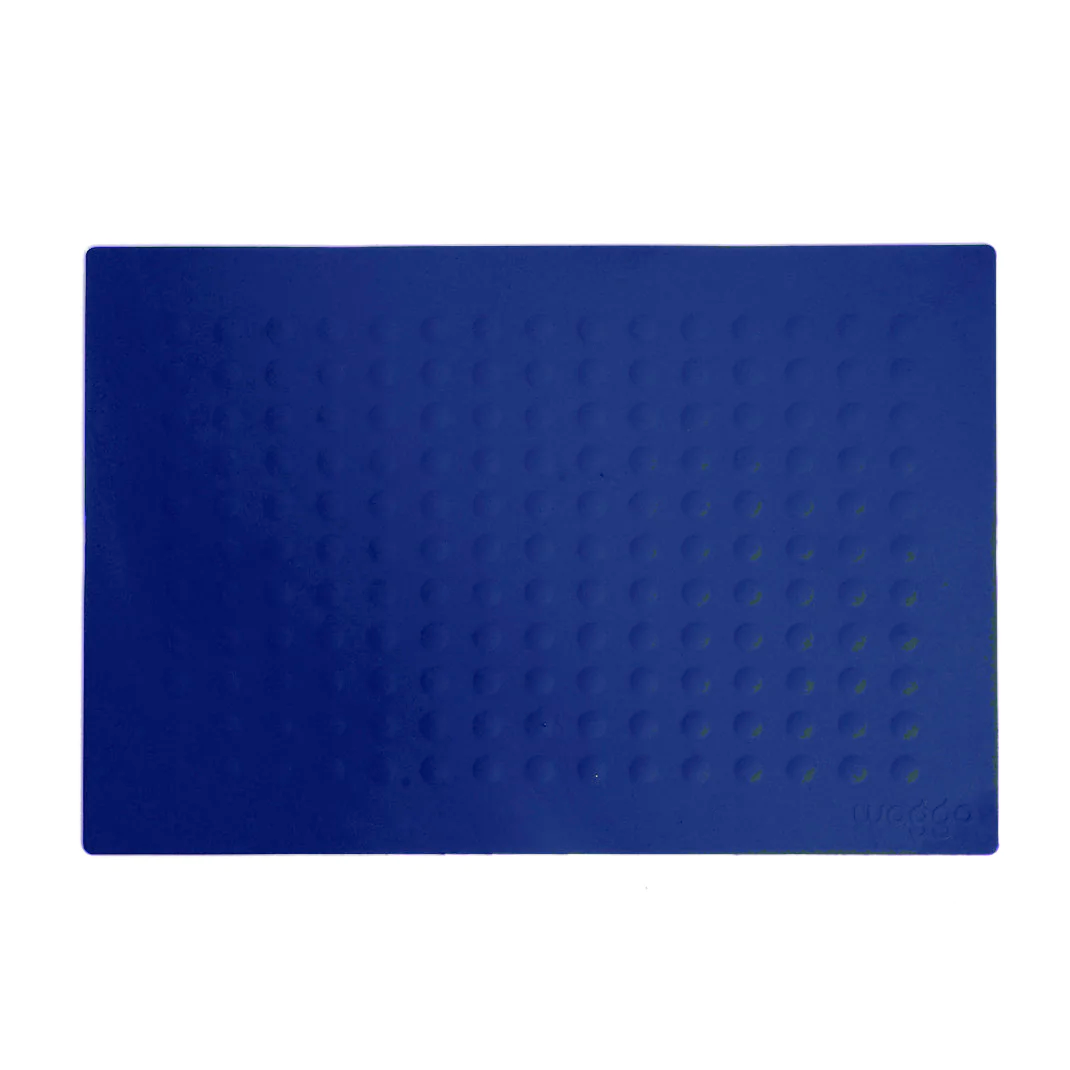 Bubbles Dog Food and Water Placemat, Dark Navy