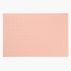 Bubbles Dog Food and Water Placemat, Rose