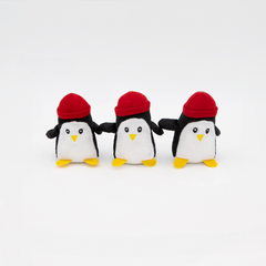 Holiday Burrow Penguin Cave, Sniff 'n Search Squeaky Dog Toy