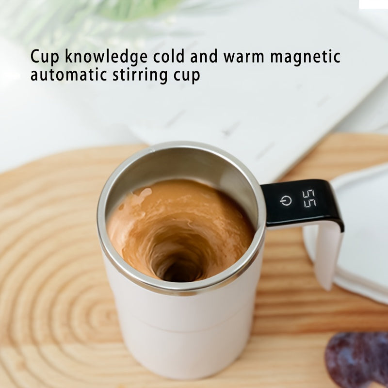 Effortless Mixing: Rechargeable Self-Stirring Coffee Mug | Drinkware |