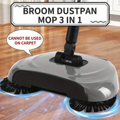 3-in-1 Multifunctional Hand Push Sweeper | Cleaning Supplies |