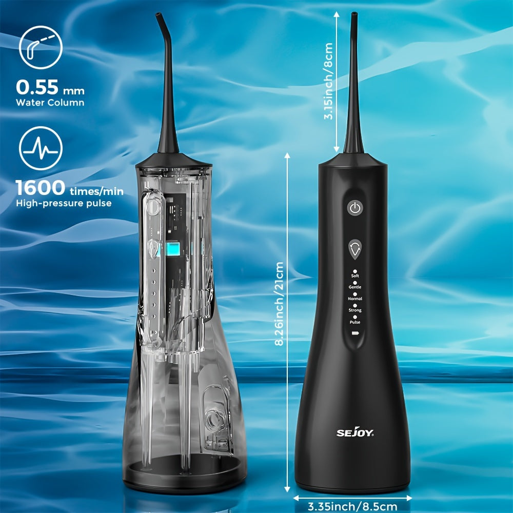 Cordless Portable Water Flosser, 5 Modes-5 Tips | Oral Care |