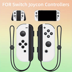 Joycon Wireless Controller Replacement For Switch Support Wake-up Function Left Right Remote Controllers With Wrist Strap