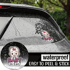 Adorable Baby Car Sticker Decals - Add Charm to Your Ride | Car Accessories |