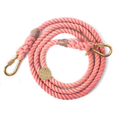 Adjustable Rope Leash, Blush