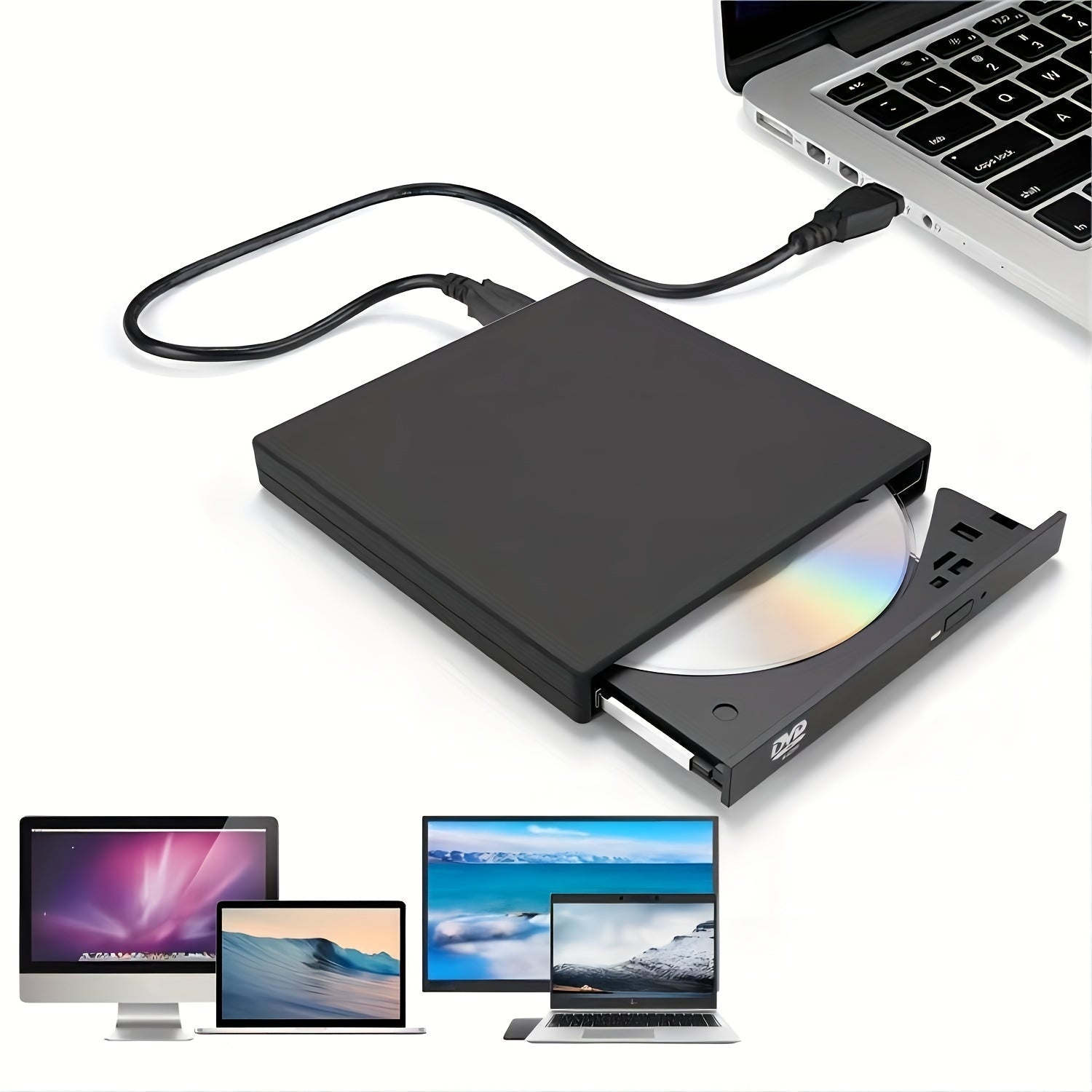 Enjoy Optical Disc Convenience with the External CD DVD Drive | Electronics|