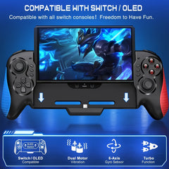 1pc Multi-Functional Game Controller for Switch - Turbo Function Adjustment, Compact Design, and Versatile Gaming Experience