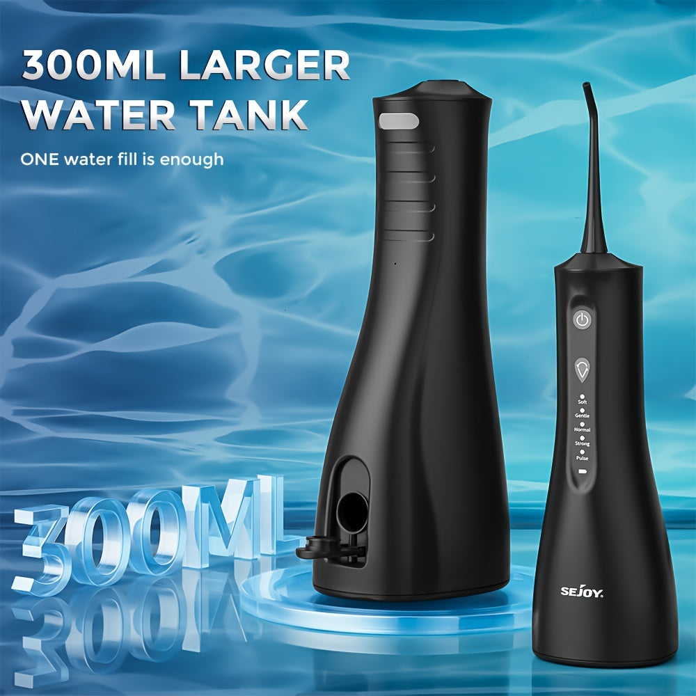 Cordless Portable Water Flosser, 5 Modes-5 Tips | Oral Care |