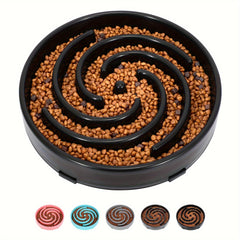 Large Dog Slow Feeder Fun Maze Bowl - Interactive Puzzle Design | Pet Accessories|