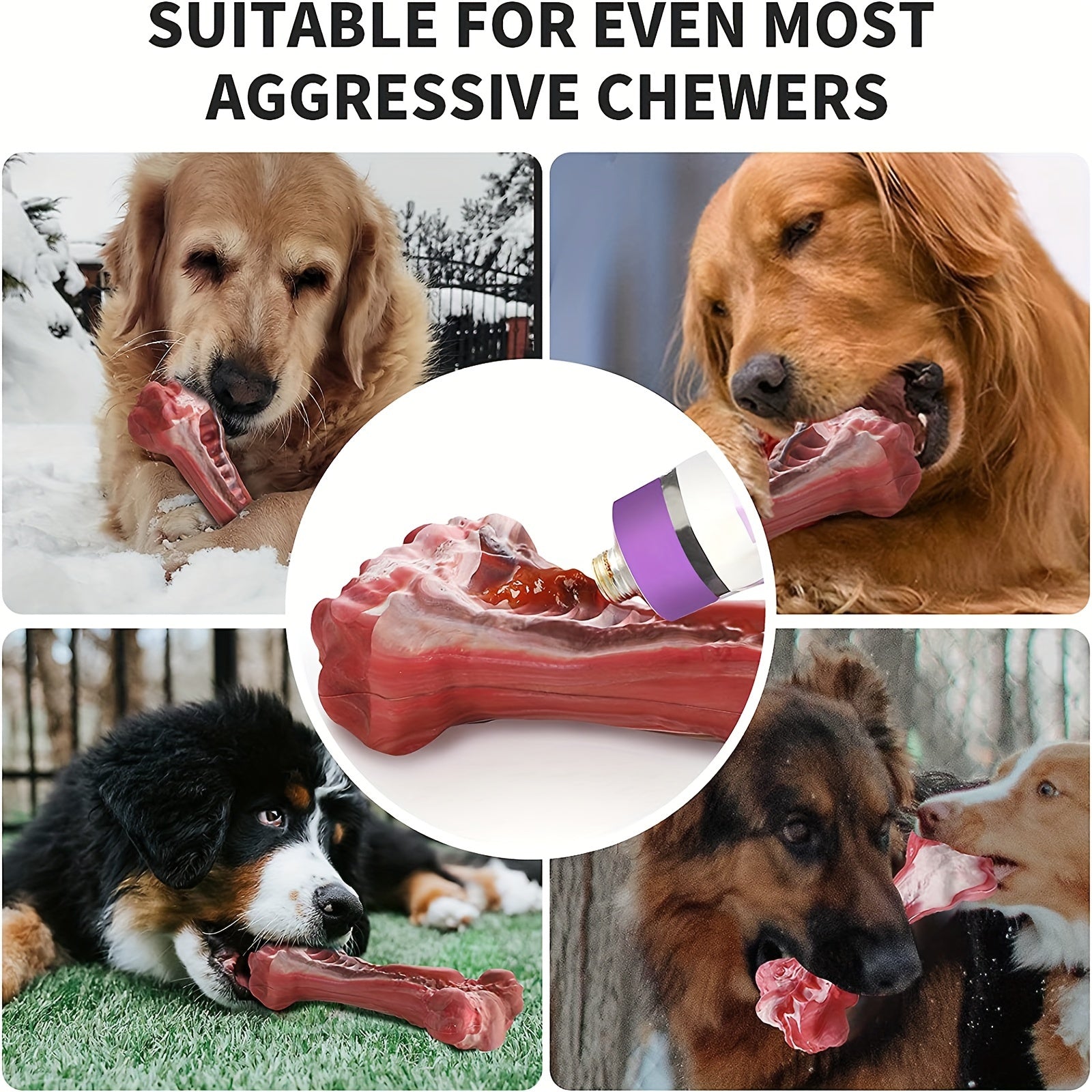 Indestructible Dog Chew Bone - Tough, Safe, and Fun | Pets Toys|