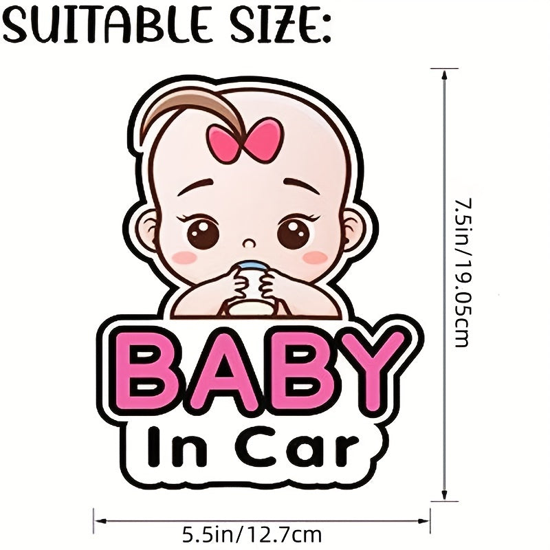 Adorable Baby Car Sticker Decals - Add Charm to Your Ride | Car Accessories |