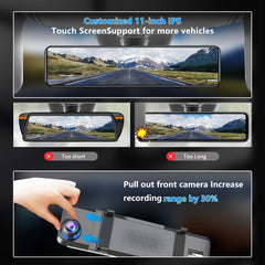 Enhance Your Driving Safety with a 4K Mirror Dash Cam Front and Rear | Dash Cams |