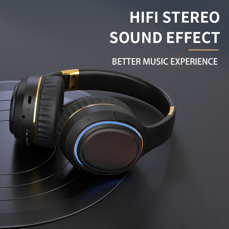 Immerse Yourself in Music with H6 RGB Wireless LED Light Headphones |Headphone & Earbud|