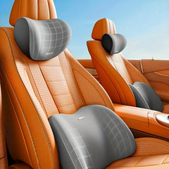 Experience Ultimate Comfort with the Car Memory Foam Neck and Lumbar Pillow | Car Accessories |