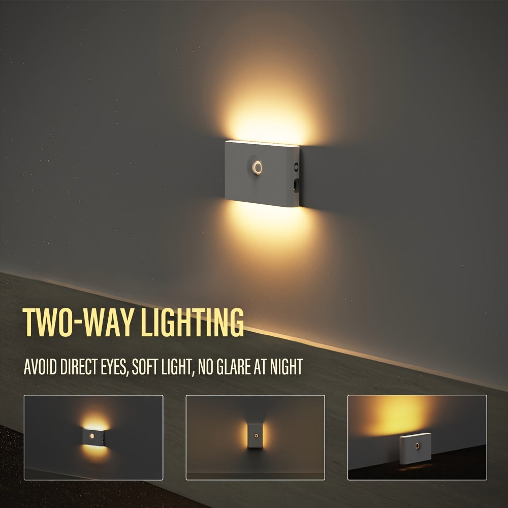 Illuminate Your Space: LED Smart Sensor Night Light Set | Lighting |