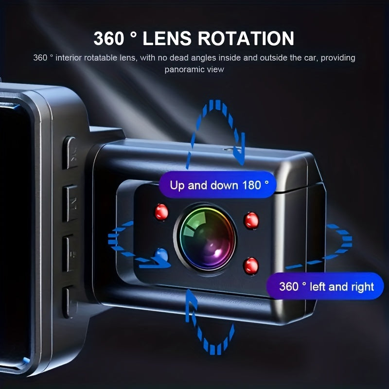 Complete Protection On Every Drive: Dual-Lens Dash Cam with Night Vision | Dash Cams |