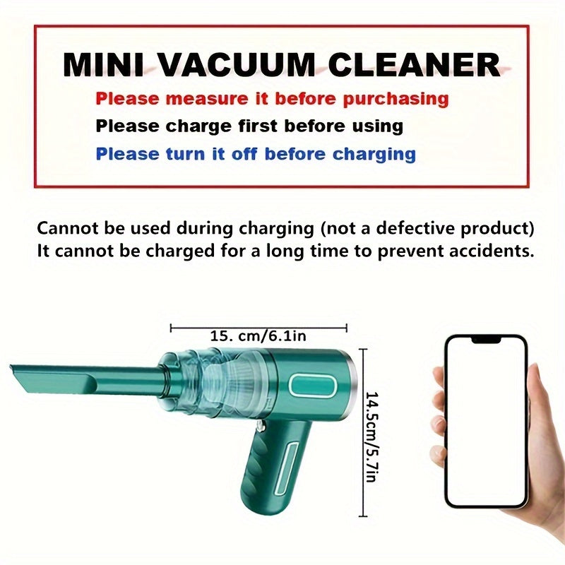 Experience Unmatched Cleaning Performance with Our Upgraded Portable Cordless Hand-held Vacuum Cleaner | Portable Vacuun Cleaner|