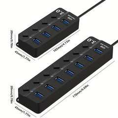 Enhance Your PC Connectivity with the 7-Port USB 3.0 Hub | Electronics|