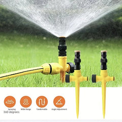 Comprehensive 360° Garden Sprinkler Rotation Irrigation System Set for Efficient Watering | Gardening Equipment |