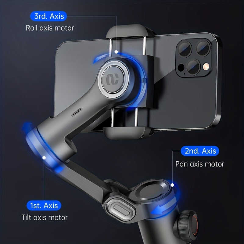 Foldable 3-Axis Smartphone Gimbal Stabilizer | Mobile Accessories|