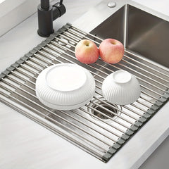 Efficient Kitchen Organization: Foldable Dish Drying Rack | Storage Organization |