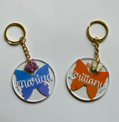 Butterfly Acrylic Keychain