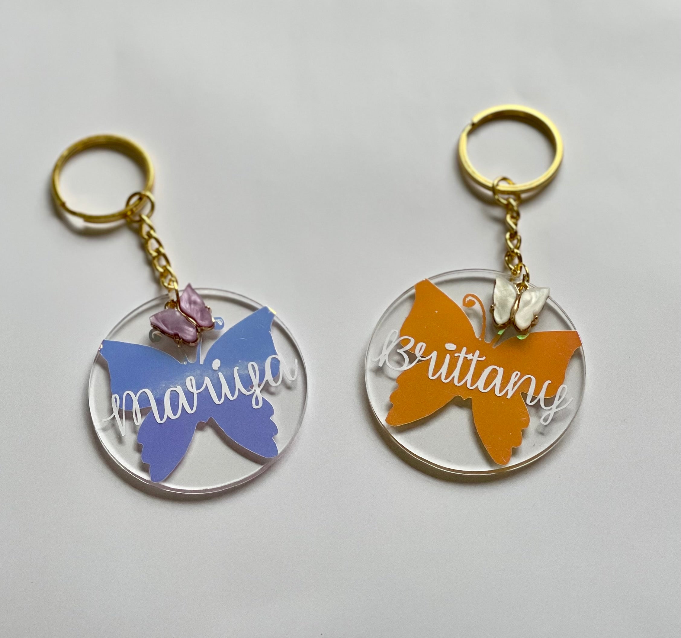 Butterfly Acrylic Keychain