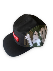 Black/Camo 5 panel Moors hat